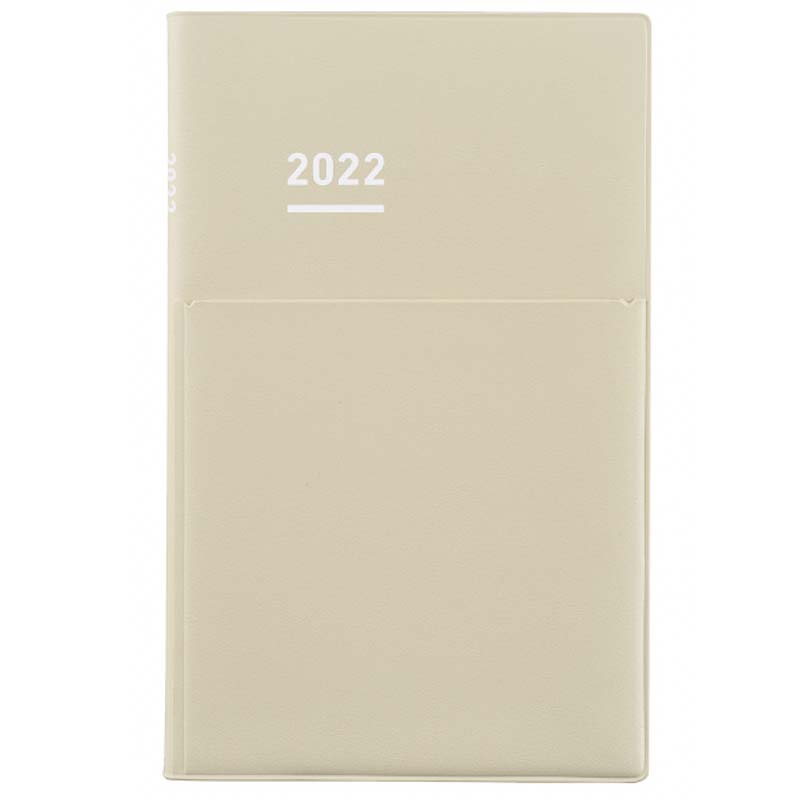 Kokuyo Jibun Biz Techo 2022 Planner - A5 Slim (Light Beige) Planners