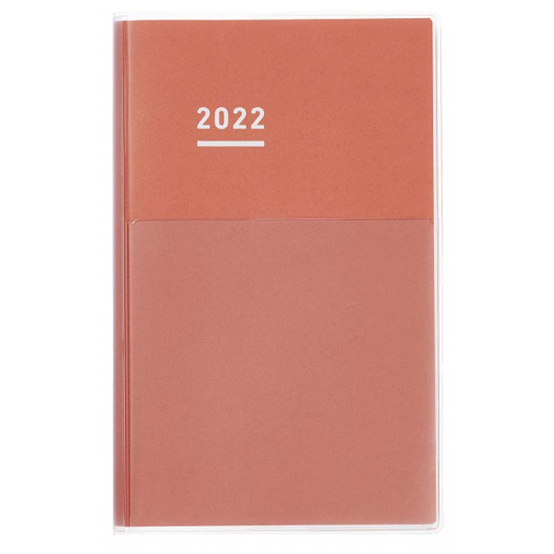 Jibun Days 2022 Planner - A5 Slim (Red)