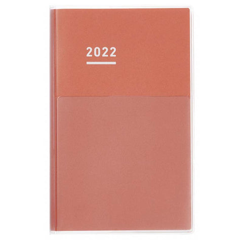 Jibun Days 2022 Planner - A5 Slim (Red)