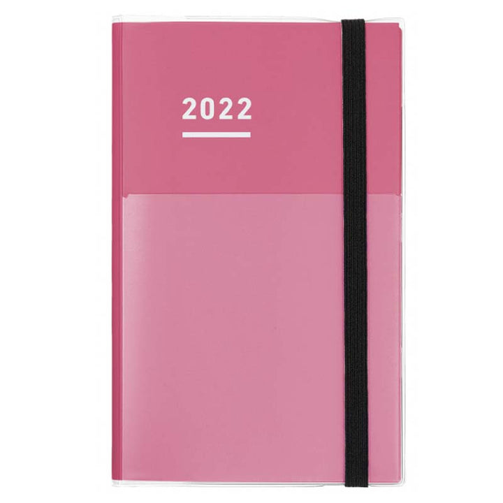 Kokuyo Jibun Techo 2022 Planner 3-in-1 Kit - A5 Slim (Pink) Planners