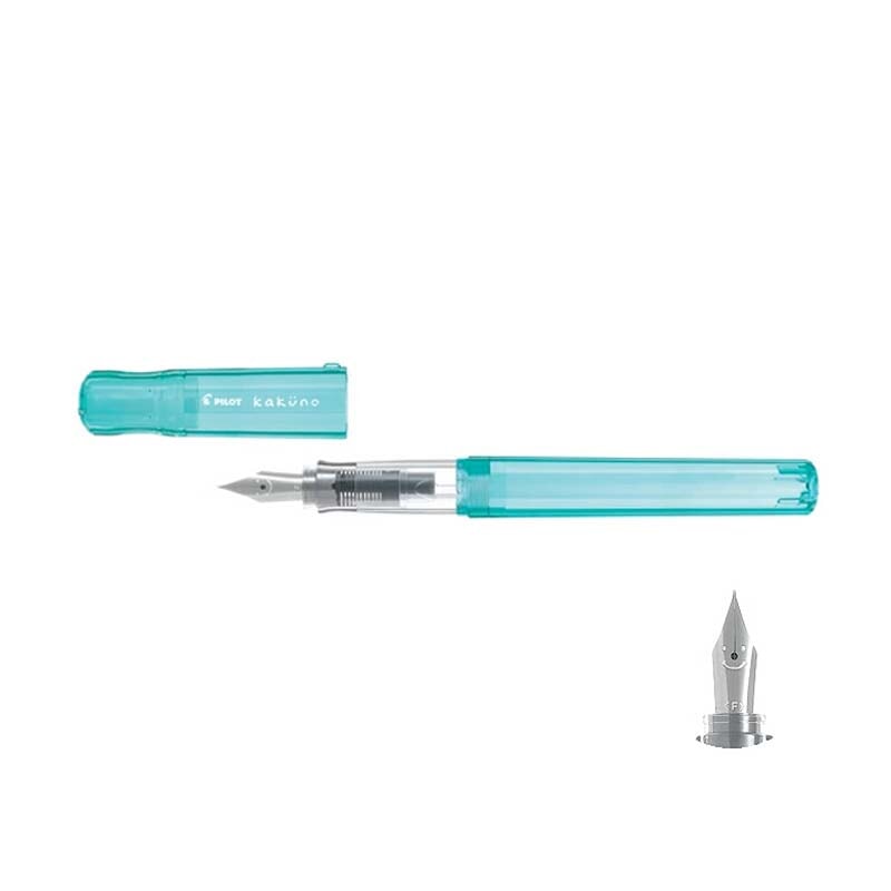 Pilot Kakuno - Transparent Green (Boy) - Fine Fountain Pen