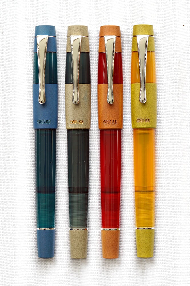 OPUS 88 Koloro (Red) - Broad Fountain Pen