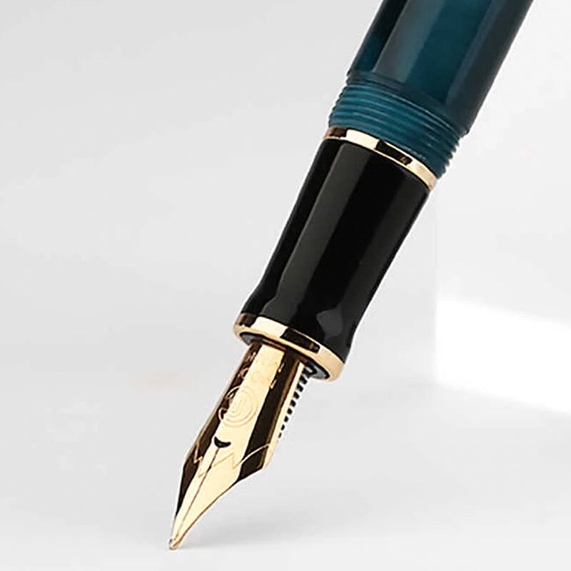 Moonman/Majohn M600S - Emerald Blue - Fine Fountain Pen