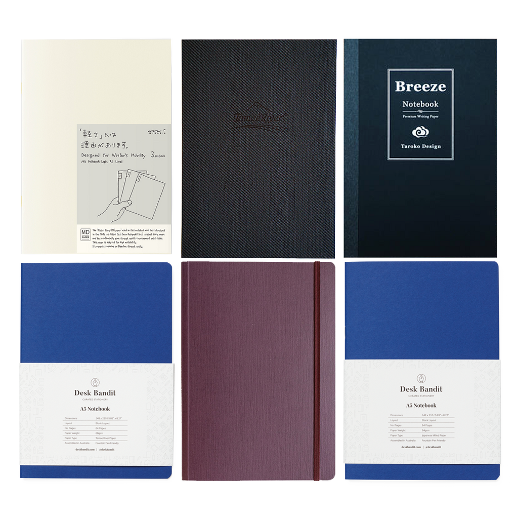 Notebooks Bundle of 8 (A5) - The Desk Bandit