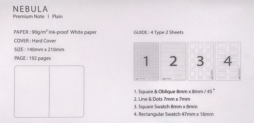 Colorverse Nebula A5 Premium Note - Tea Gray (Plain) Notebook