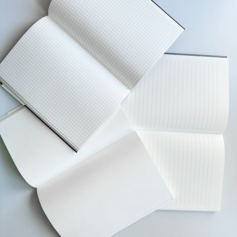 Dominant Industry Takasago Notebook A5 - Ivory (Blank Layout) Notebook