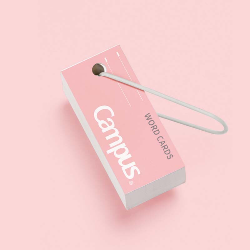 Kokuyo Campus Word Cards (Pink) Accessories