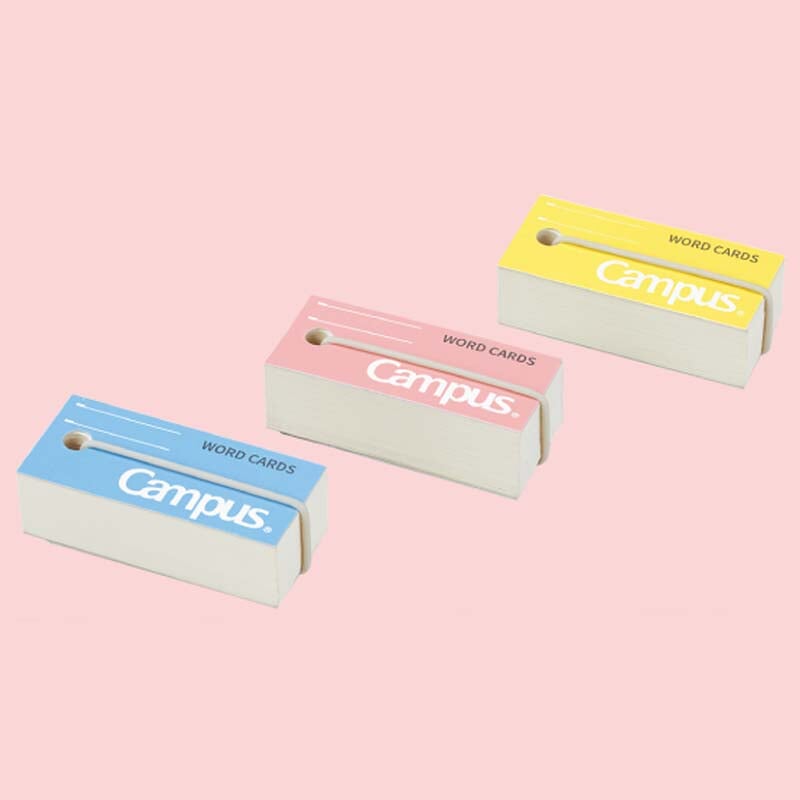 Kokuyo Campus Word Cards (Yellow) Accessories