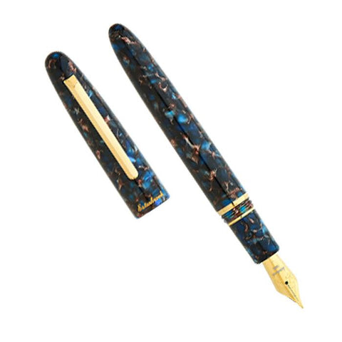 Estie - Nouveau Blue / Gold - Journaling (Gena Custom)