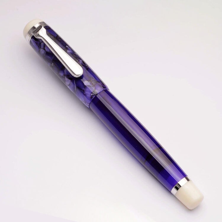 OPUS 88 Omar (Purple) - Broad Fountain Pen