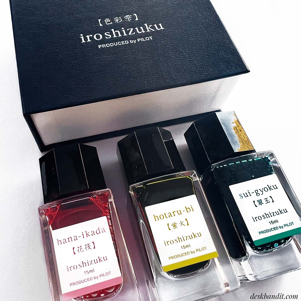Pilot New Iroshizuku Trio Mini Ink Set Bottled Ink