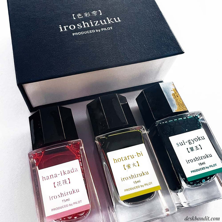 Pilot New Iroshizuku Trio Mini Ink Set Bottled Ink