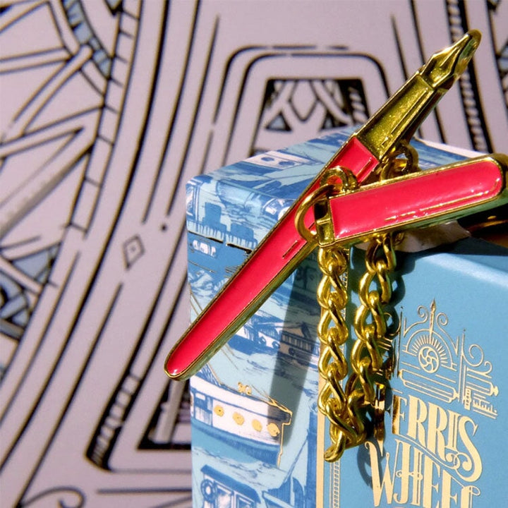 Ferris Wheel Press Enamel Pin Set Accessories
