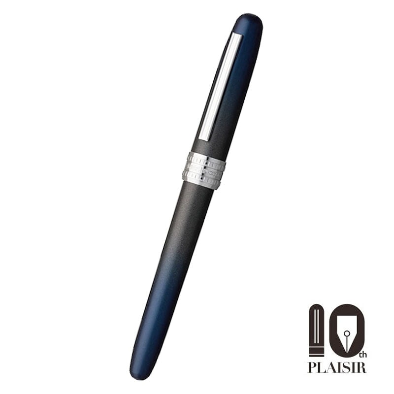 Platinum 10th Anniversary Plaisir - Fine (Night Blue) Fountain Pen