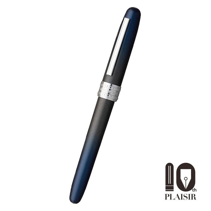 Platinum 10th Anniversary Plaisir - Fine (Night Blue) Fountain Pen