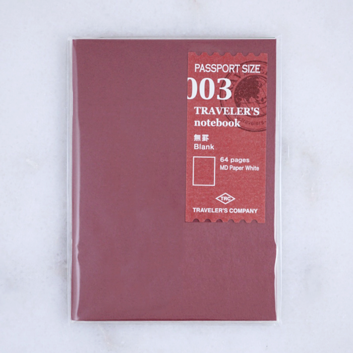 #003 Blank (Passport) - The Desk Bandit