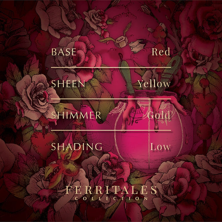 Ferris Wheel Press Down the Rabbit Hole - Ruby Royal Flush - 20ml Bottled Ink