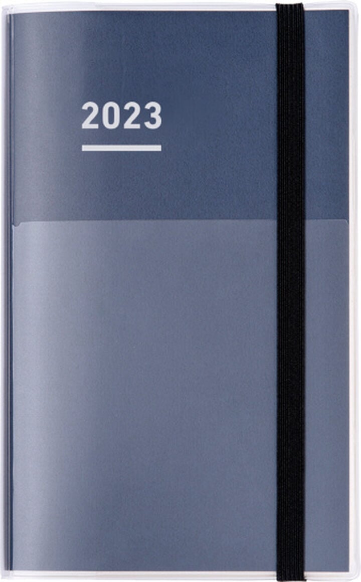Kokuyo Jibun Techo 2023 Planner 3-in-1 Kit - A5 Slim (Indigo) Planners
