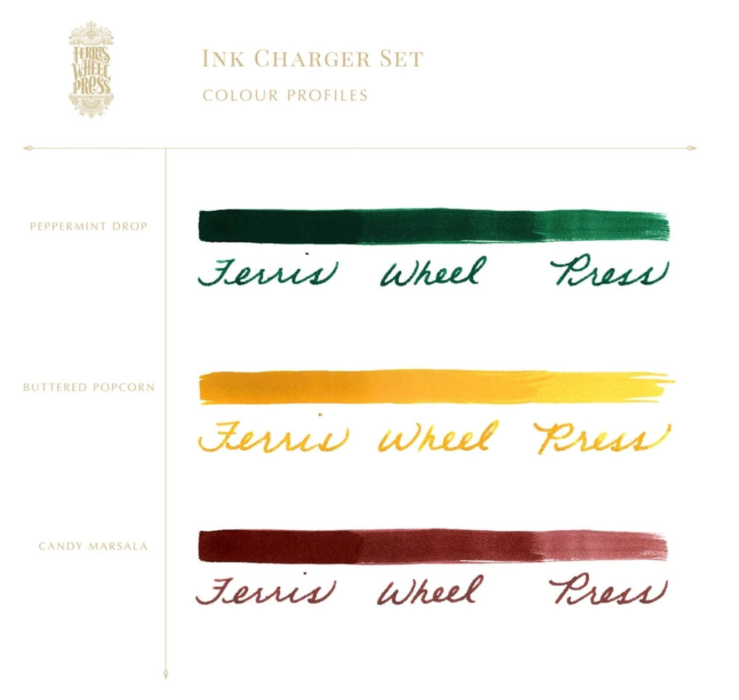 Ferris Wheel Press Ink Charger Set - Candy Stand Collection Bottled Ink