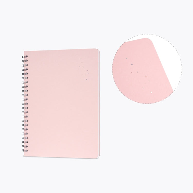 Colorverse Nebula Casual Note - Dotgrid (Large/Baby Pink) Notebook
