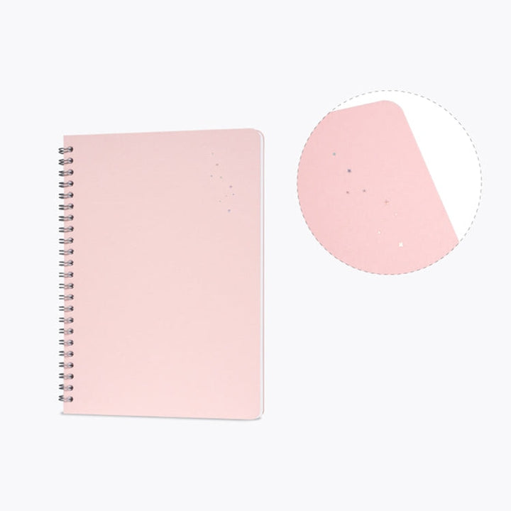 Colorverse Nebula Casual Note - Dotgrid (Large/Baby Pink) Notebook