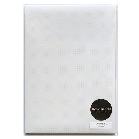 A4 White 52gsm- 100 Sheets (Dotgrid) - The Desk Bandit