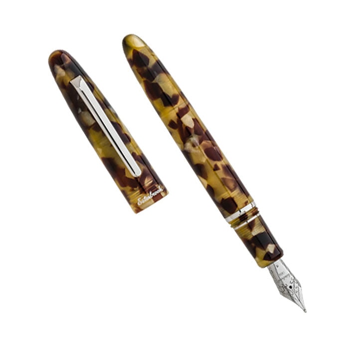 Esterbrook Estie - Tortoise / Palladium - Journaling (Gena Custom) Fountain Pen