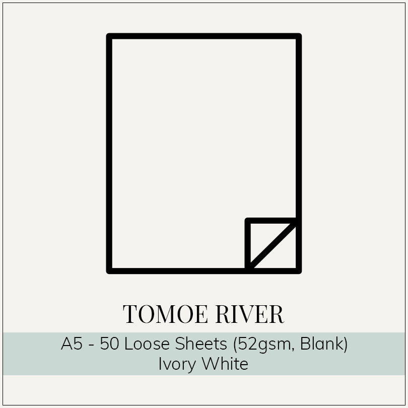 Tomoe River A5 - 52gsm- 50 Sheets (Blank)
