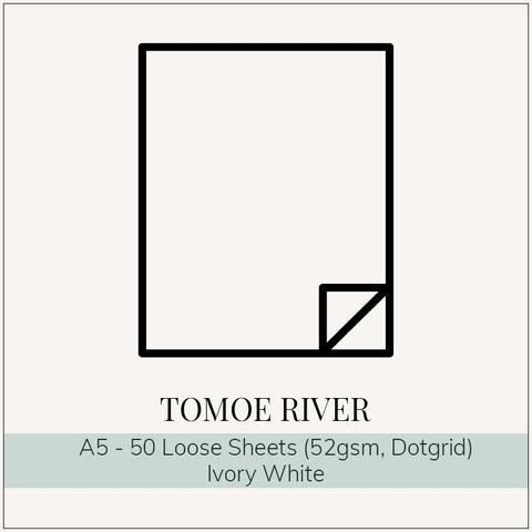 Tomoe River A5 - 52gsm - 50 Sheets (Dotgrid)