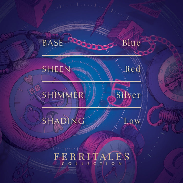Ferris Wheel Press Down the Rabbit Hole - Tumbling Time Blue - 20ml Bottled Ink